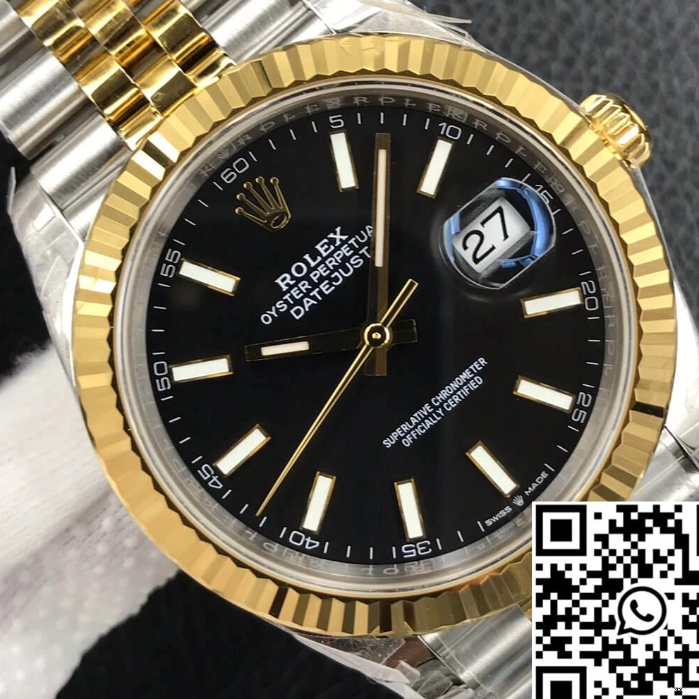 M126333-0014 Datejust Rolex Dial Black Factory VS 0907